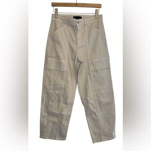 Sanctuary Women's Cream Cargo Capri’s **SAMPLE**